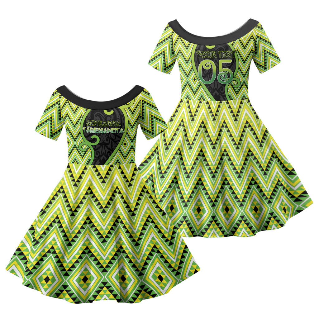 Custom Aotearoa Atua Tanemahuta Family Matching Summer Maxi Dress and Hawaiian Shirt God Of Forests Koru Patterns Koru Patterns
