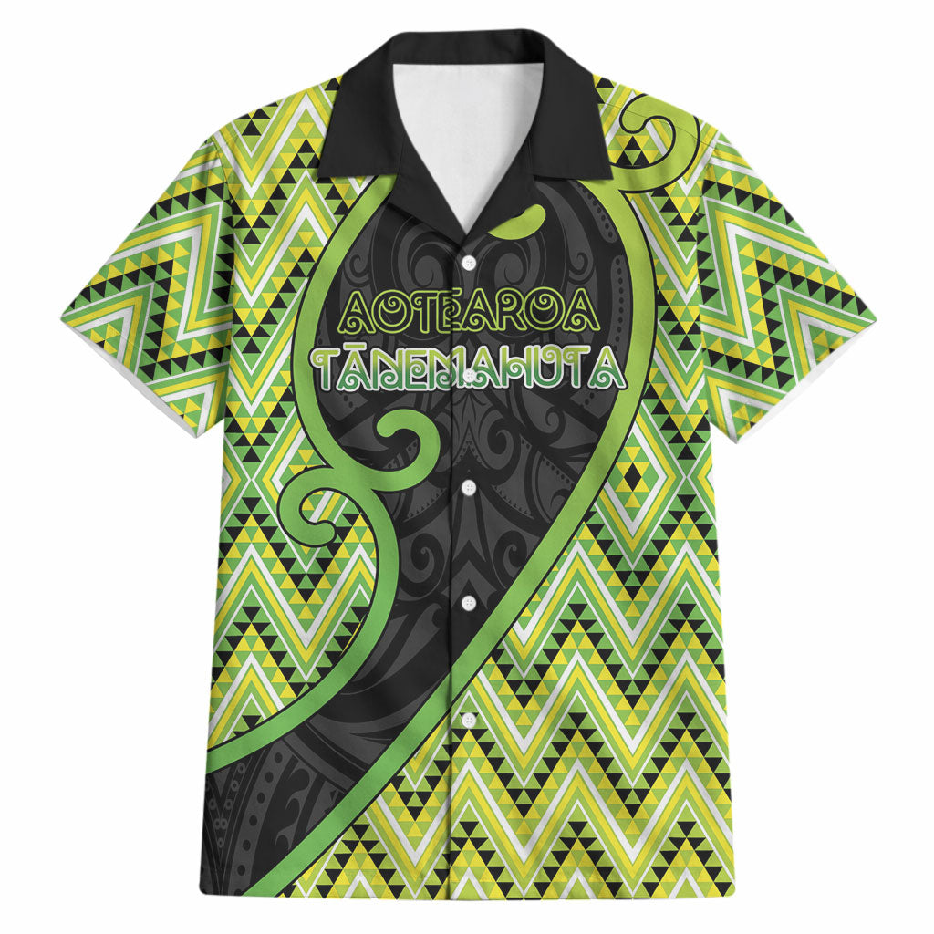 Custom Aotearoa Atua Tanemahuta Hawaiian Shirt God Of Forests Koru Patterns Koru Patterns