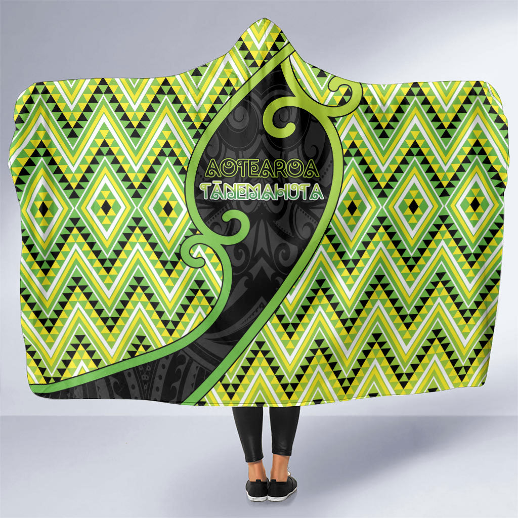 Aotearoa Atua Tanemahuta Hooded Blanket God Of Forests Koru Patterns Koru Patterns