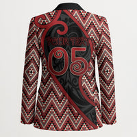 Custom Aotearoa Atua Tumatauenga Blazer God Of War Koru Patterns