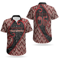 Custom Aotearoa Atua Tumatauenga Couples Matching Long Sleeve Bodycon Dress and Hawaiian Shirt God Of War Koru Patterns