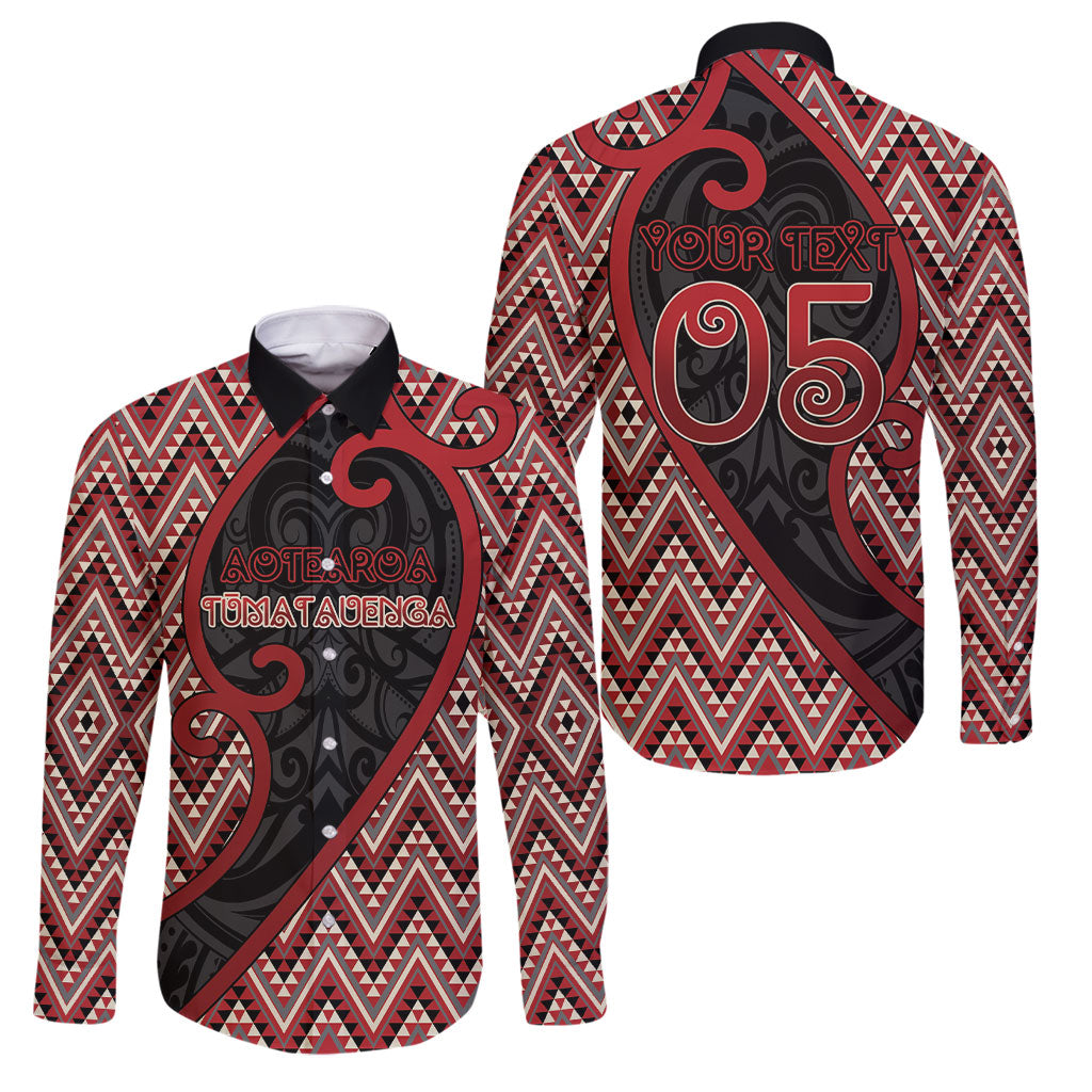 Custom Aotearoa Atua Tumatauenga Family Matching Long Sleeve Bodycon Dress and Hawaiian Shirt God Of War Koru Patterns