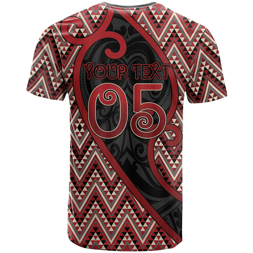 Custom Aotearoa Atua Tumatauenga T Shirt God Of War Koru Patterns