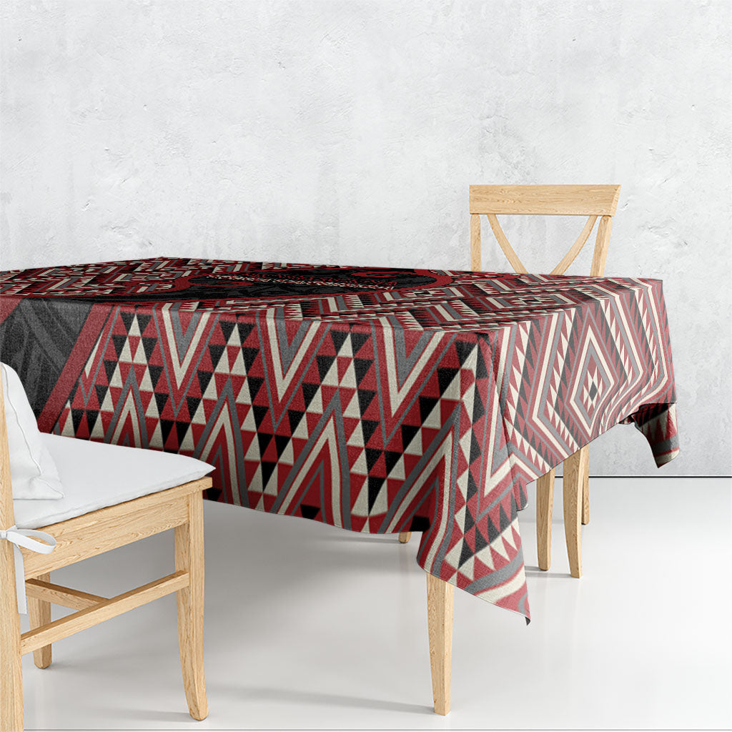 Aotearoa Atua Tumatauenga Tablecloth God Of War Koru Patterns