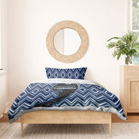 Aotearoa Atua Tangaroa Bedding Set God Of Ocean Koru Patterns