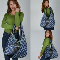 Aotearoa Atua Tangaroa Grocery Bag God Of Ocean Koru Patterns