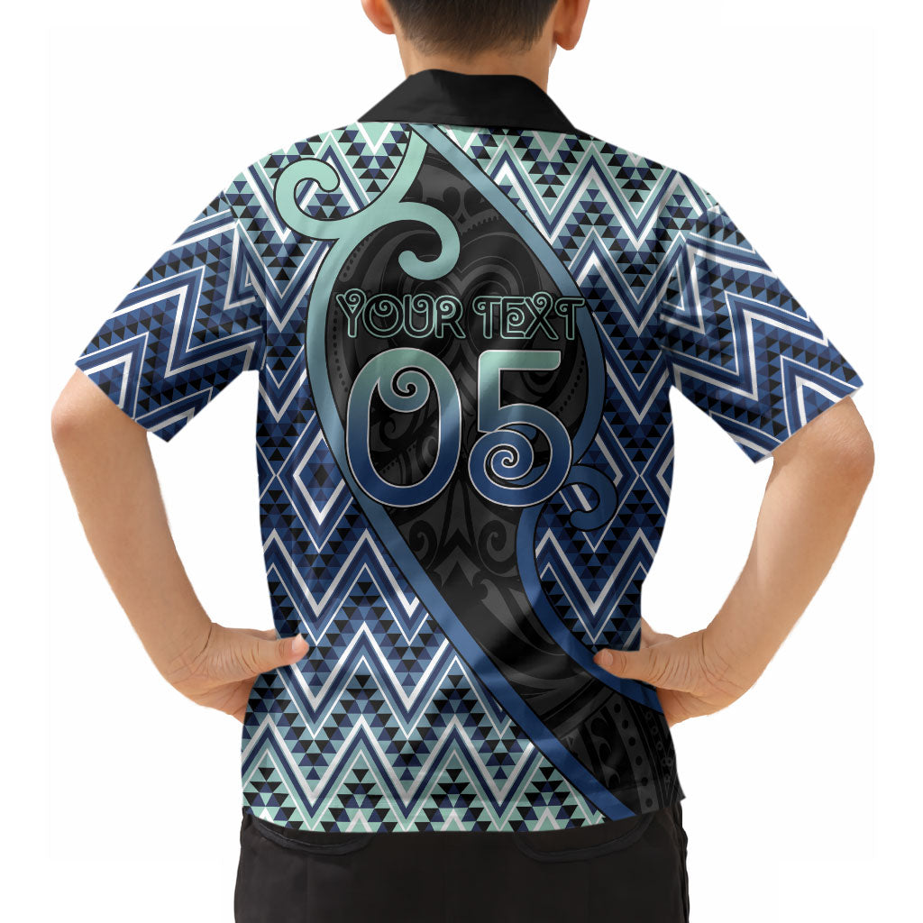 Custom Aotearoa Atua Tangaroa Hawaiian Shirt God Of Ocean Koru Patterns