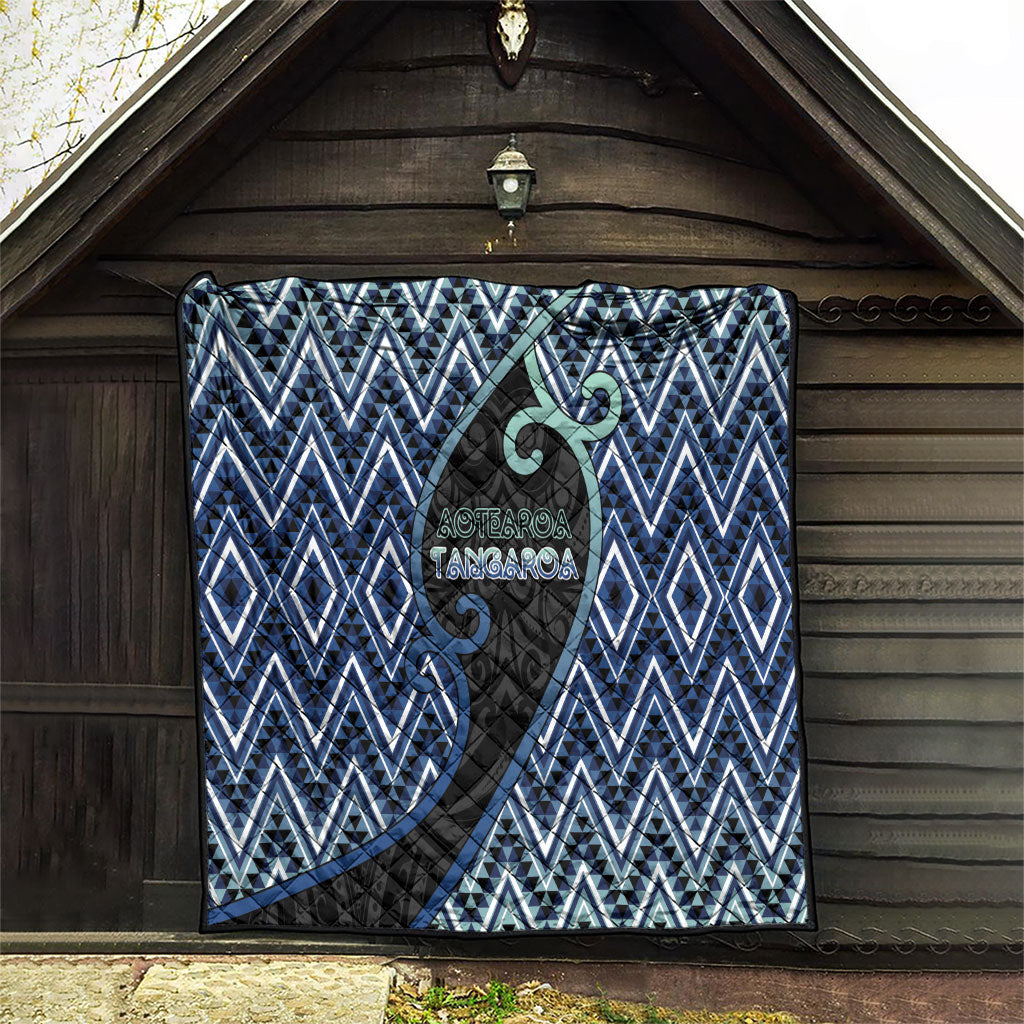 Aotearoa Atua Tangaroa Quilt God Of Ocean Koru Patterns