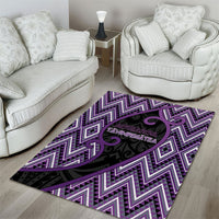 Aotearoa Atua Tawhirimatea Area Rug God Of Storms Koru Patterns