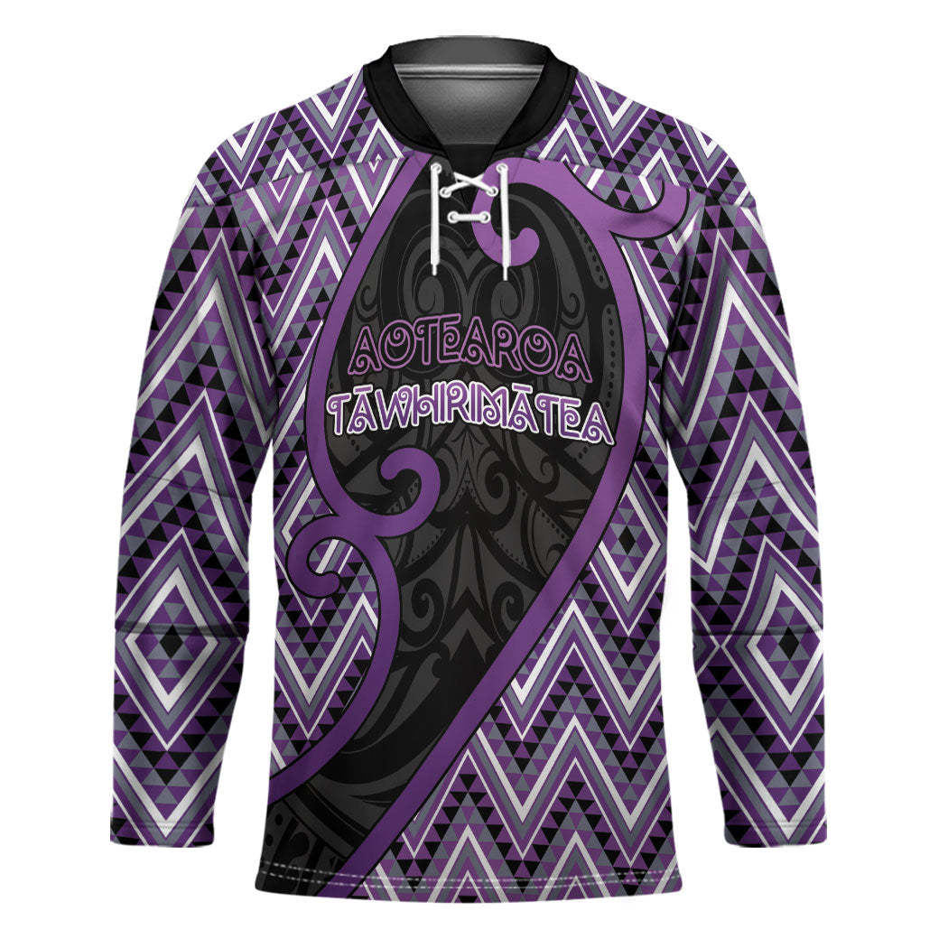 Custom Aotearoa Atua Tawhirimatea Hockey Jersey God Of Storms Koru Patterns
