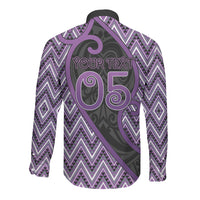 Custom Aotearoa Atua Tawhirimatea Long Sleeve Button Shirt God Of Storms Koru Patterns