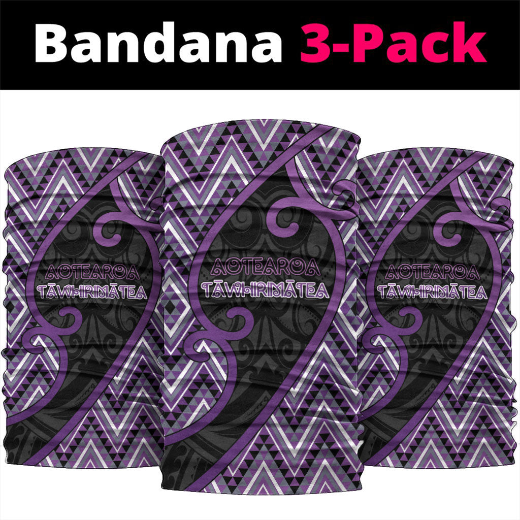 Aotearoa Atua Tawhirimatea Neck Gaiter God Of Storms Koru Patterns