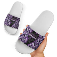 Aotearoa Atua Tawhirimatea Slide Sandals God Of Storms Koru Patterns