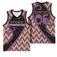 Custom Aotearoa Atua Rongomatane Basketball Jersey God Of Cultivated Foods Koru Patterns
