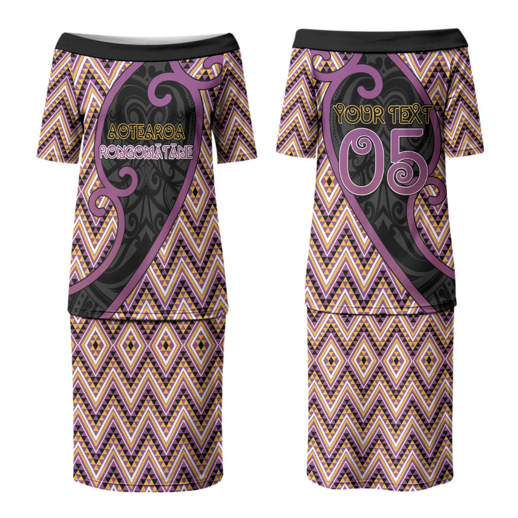 Custom Aotearoa Atua Rongomatane Couples Matching Puletasi and Hawaiian Shirt God Of Cultivated Foods Koru Patterns