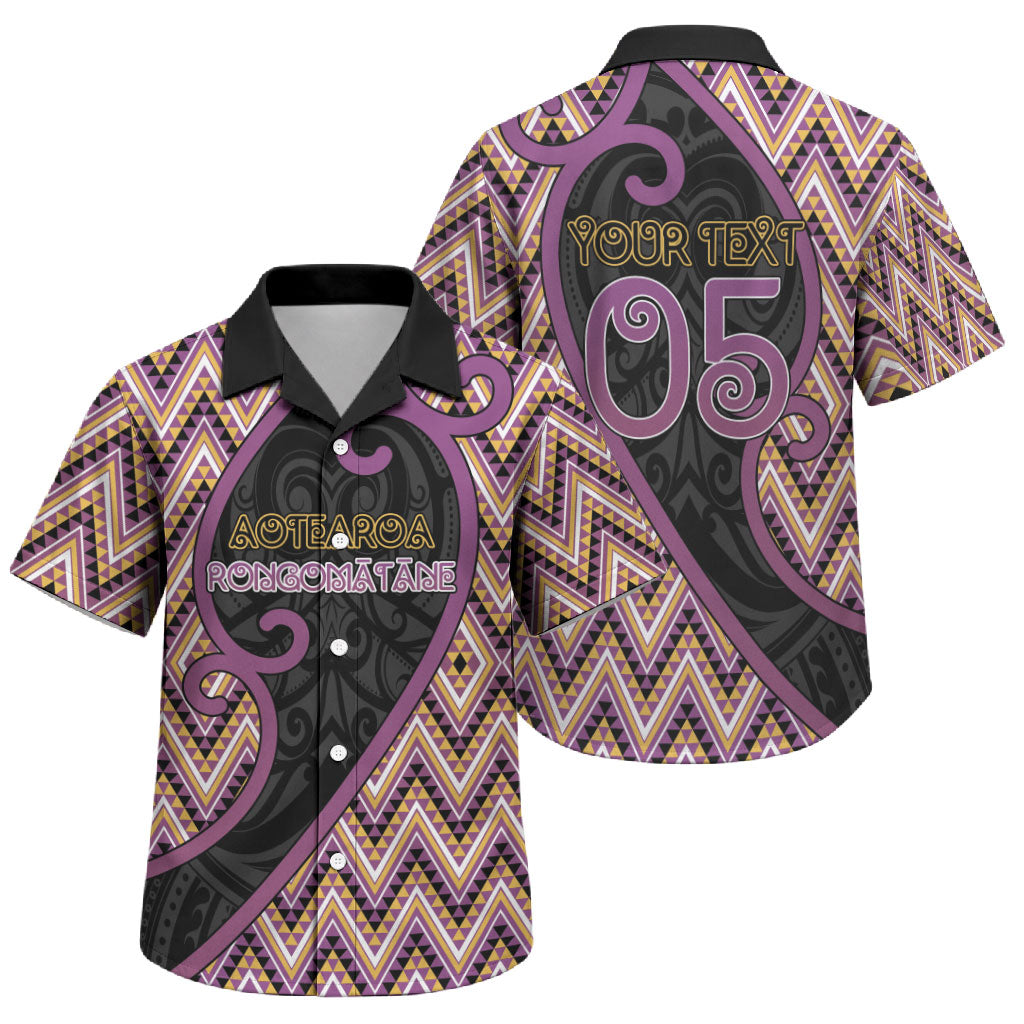 Custom Aotearoa Atua Rongomatane Family Matching Off The Shoulder Long Sleeve Dress and Hawaiian Shirt God Of Cultivated Foods Koru Patterns