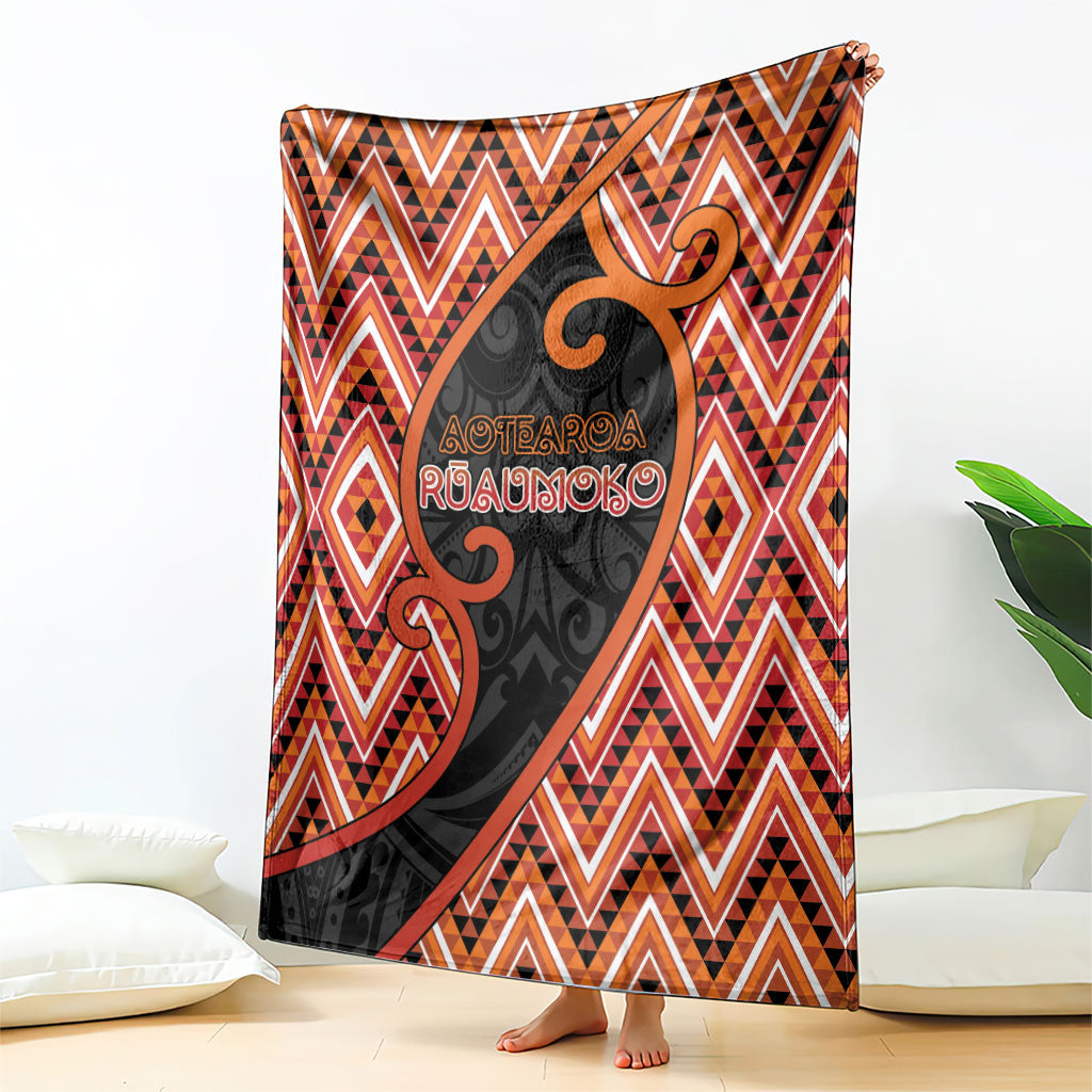 Aotearoa Atua Ruaumoko Blanket God Of Volcanoes Koru Patterns