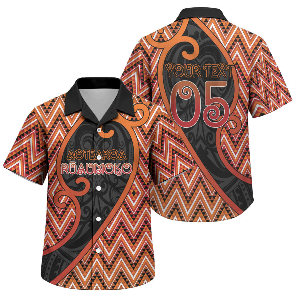 Custom Aotearoa Atua Ruaumoko Family Matching Long Sleeve Bodycon Dress and Hawaiian Shirt God Of Volcanoes Koru Patterns