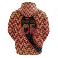 Custom Aotearoa Atua Ruaumoko Hoodie God Of Volcanoes Koru Patterns