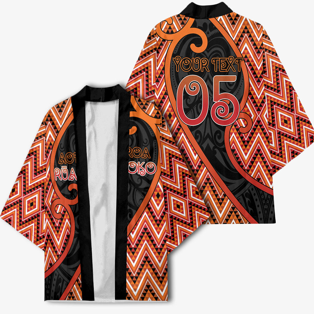 Custom Aotearoa Atua Ruaumoko Kimono God Of Volcanoes Koru Patterns