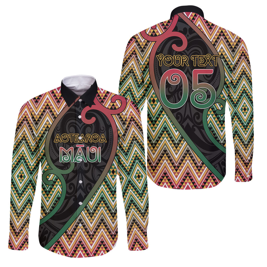 Custom Aotearoa Atua Maui Family Matching Off The Shoulder Long Sleeve Dress and Hawaiian Shirt Demigod Hero And Trickster Koru Patterns