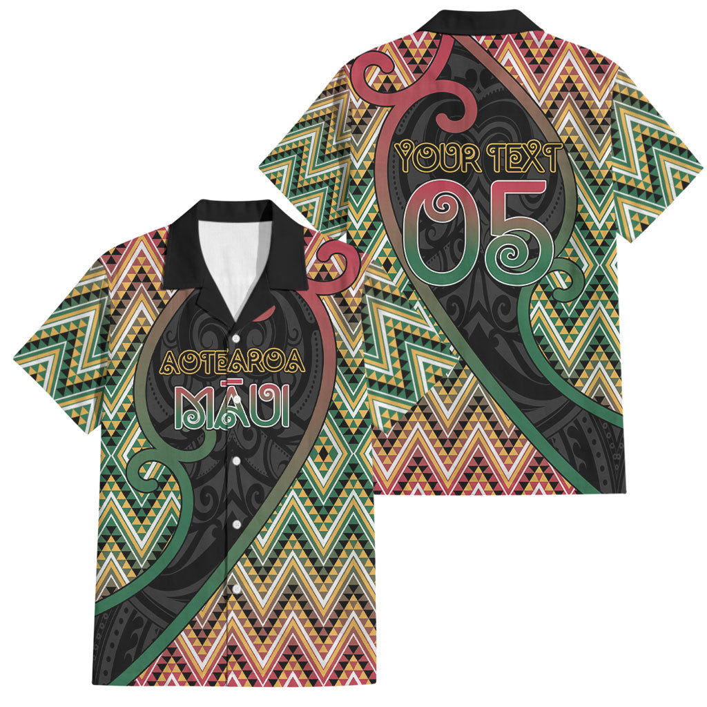 Custom Aotearoa Atua Maui Family Matching Tank Maxi Dress and Hawaiian Shirt Demigod Hero And Trickster Koru Patterns