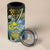 Personalised Tuvalu 4 in 1 Can Cooler Tumbler Dolphin On The Waves
