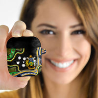 South Sea Islanders And Solomon Islands AirPods Case Solomons Coat Of Arms And Southern Cross DT05 - Polynesian Pride