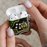 South Sea Islanders And Solomon Islands AirPods Case Solomons Coat Of Arms And Southern Cross DT05 - Polynesian Pride