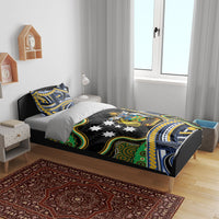 South Sea Islanders And Solomon Islands Bedding Set Solomons Coat Of Arms And Southern Cross DT05 - Polynesian Pride