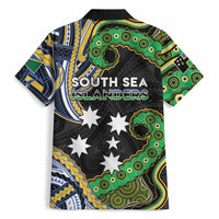 South Sea Islanders And Solomon Islands Hawaiian Shirt Solomons Coat Of Arms And Southern Cross DT05 - Polynesian Pride