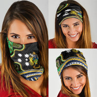 South Sea Islanders And Solomon Islands Neck Gaiter Solomons Coat Of Arms And Southern Cross DT05 - Polynesian Pride