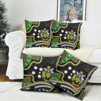 South Sea Islanders And Solomon Islands Pillow Cover Solomons Coat Of Arms And Southern Cross DT05 - Polynesian Pride