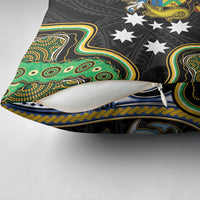 South Sea Islanders And Solomon Islands Pillow Cover Solomons Coat Of Arms And Southern Cross DT05 - Polynesian Pride