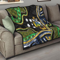 South Sea Islanders And Solomon Islands Quilt Solomons Coat Of Arms And Southern Cross DT05 - Polynesian Pride