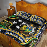 South Sea Islanders And Solomon Islands Quilt Bed Set Solomons Coat Of Arms And Southern Cross DT05 - Polynesian Pride