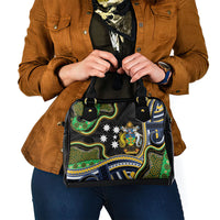 South Sea Islanders And Solomon Islands Shoulder Handbag Solomons Coat Of Arms And Southern Cross DT05 - Polynesian Pride