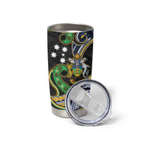 South Sea Islanders And Solomon Islands Tumbler Cup Solomons Coat Of Arms And Southern Cross DT05 - Polynesian Pride