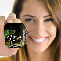 South Sea Islanders And New Caledonia AirPods Case Nautilus Shell Southern Cross Tribal Pattern DT05 - Polynesian Pride