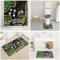 South Sea Islanders And New Caledonia Bathroom Set Nautilus Shell Southern Cross Tribal Pattern DT05 - Polynesian Pride