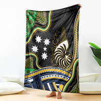 South Sea Islanders And New Caledonia Blanket Nautilus Shell Southern Cross Tribal Pattern DT05 - Polynesian Pride
