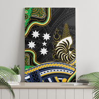 South Sea Islanders And New Caledonia Canvas Wall Art Nautilus Shell Southern Cross Tribal Pattern DT05 - Polynesian Pride