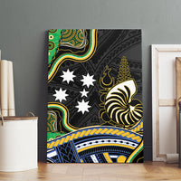 South Sea Islanders And New Caledonia Canvas Wall Art Nautilus Shell Southern Cross Tribal Pattern DT05 - Polynesian Pride