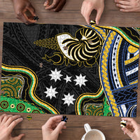 South Sea Islanders And New Caledonia Puzzle Nautilus Shell Southern Cross Tribal Pattern DT05 - Polynesian Pride