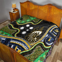 South Sea Islanders And New Caledonia Quilt Nautilus Shell Southern Cross Tribal Pattern DT05 - Polynesian Pride