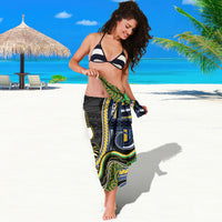 South Sea Islanders And New Caledonia Sarong Nautilus Shell Southern Cross Tribal Pattern DT05 - Polynesian Pride