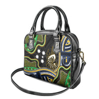 South Sea Islanders And New Caledonia Shoulder Handbag Nautilus Shell Southern Cross Tribal Pattern DT05 - Polynesian Pride