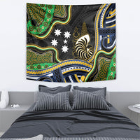 South Sea Islanders And New Caledonia Tapestry Nautilus Shell Southern Cross Tribal Pattern DT05 - Polynesian Pride