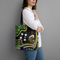 South Sea Islanders And New Caledonia Tote Bag Nautilus Shell Southern Cross Tribal Pattern DT05 - Polynesian Pride