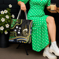 South Sea Islanders And New Caledonia Tote Bag Nautilus Shell Southern Cross Tribal Pattern DT05 - Polynesian Pride